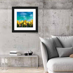 Blue Tulip Horizon Wall Art