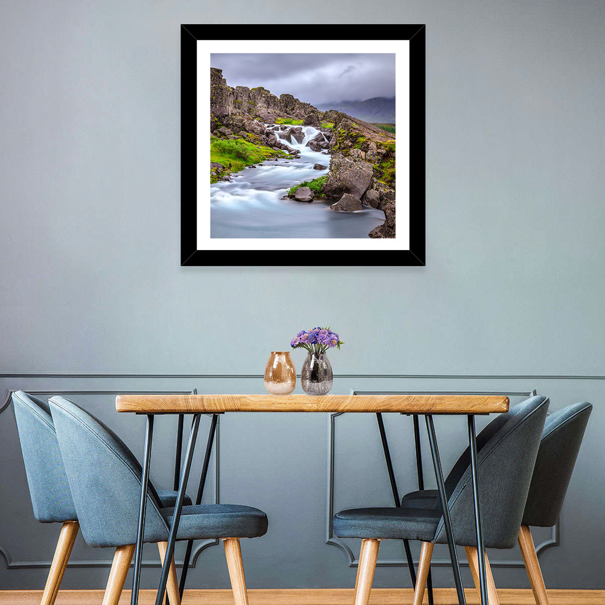 Öxarárfoss Stream, Þingvellir Wall Art