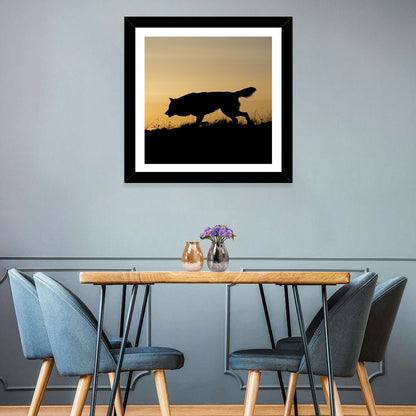 Hunting Wolf Wall Art
