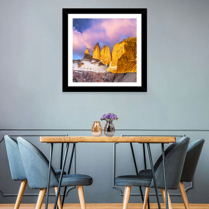 Torres Del Paine Alpenglow Wall Art