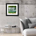 Emerald Lake Waterfall Wall Art