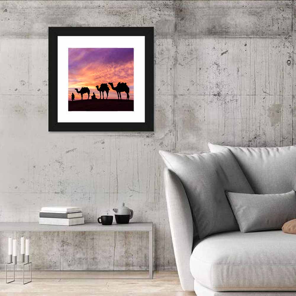 Rajasthan Desert Sunset Wall Art