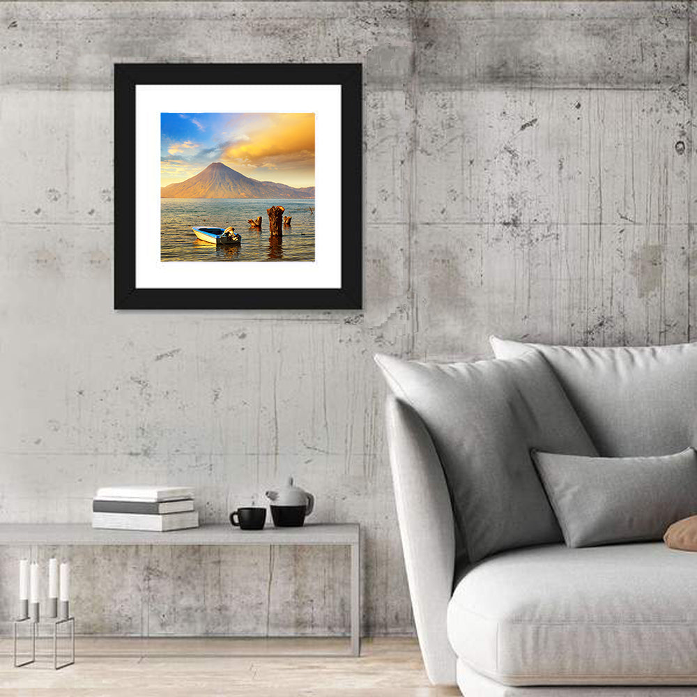 Lake Atitlan Sunset Wall Art