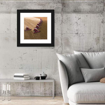 Soybean Harvesting Wall Art