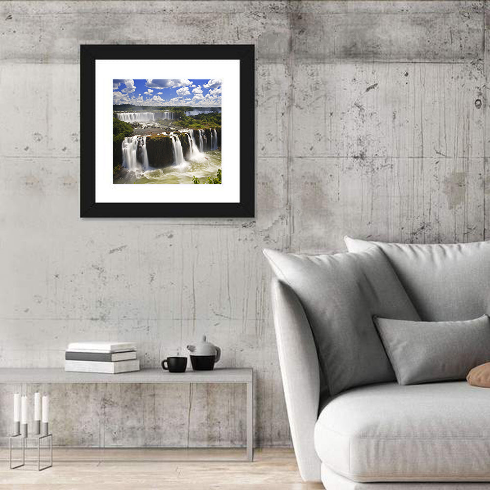 Iguazu Falls River View Wall Art