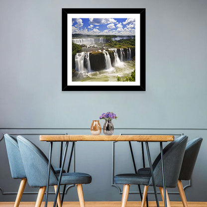 Iguazu Falls River View Wall Art