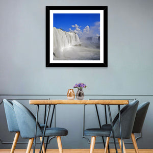 White Iguassu Falls Wall Art