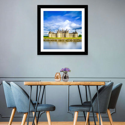 Château De Chambord Reflection Wall Art