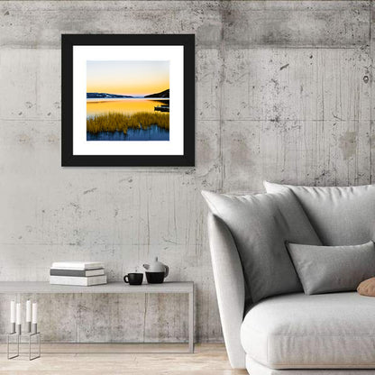 Lapland Lake Sunrise Wall Art