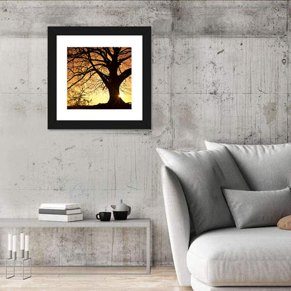 Willow Tree Sunset Wall Art