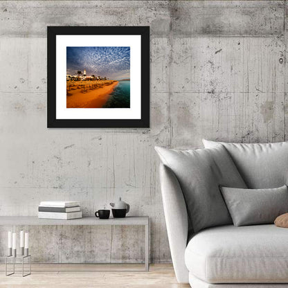 Sharm El Sheikh Beach at Dusk Wall Art
