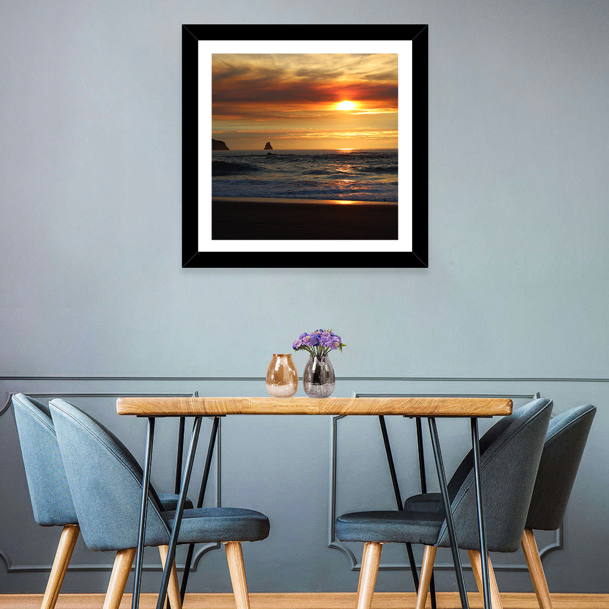 Oregon Sea Stack Sunset Wall Art