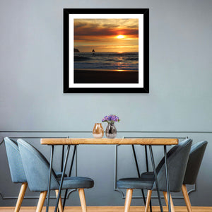 Oregon Coastal Sunset Wall Art