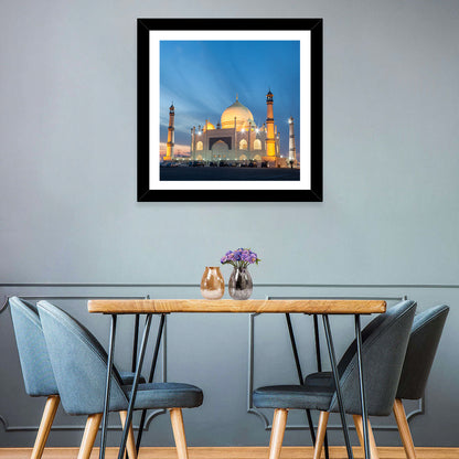 Siddiqa Fatima Zahra Mosque at Dusk Wall Art