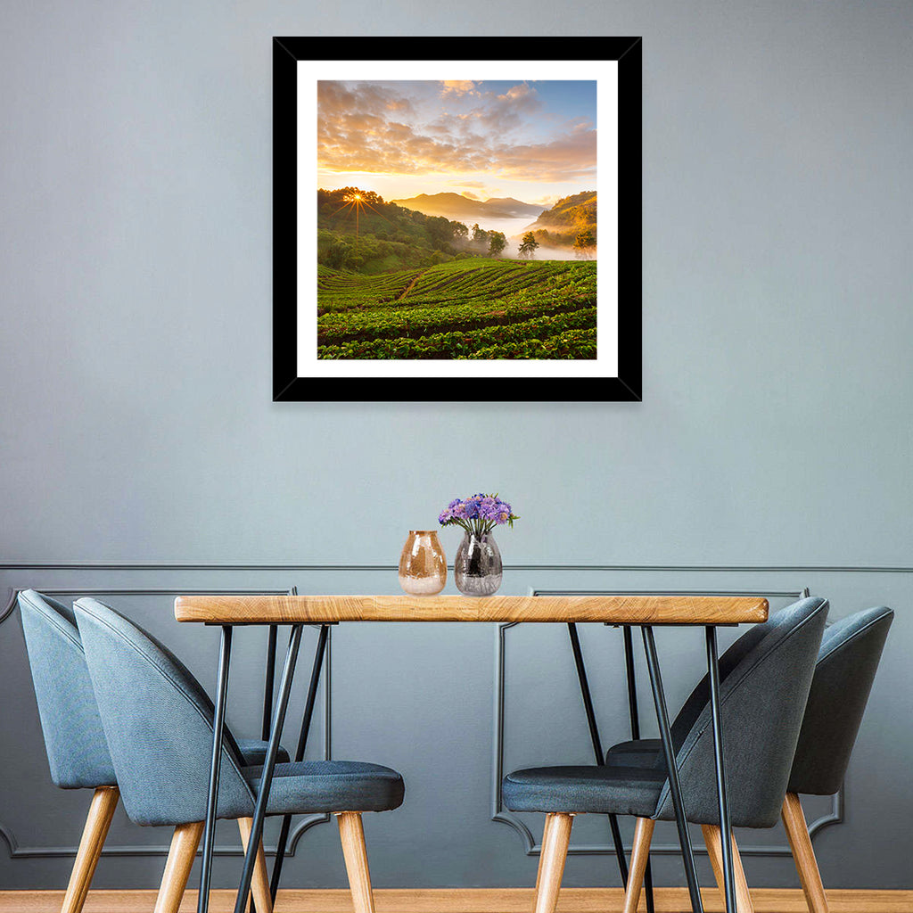 Strawberry Fields Sunrise Wall Art