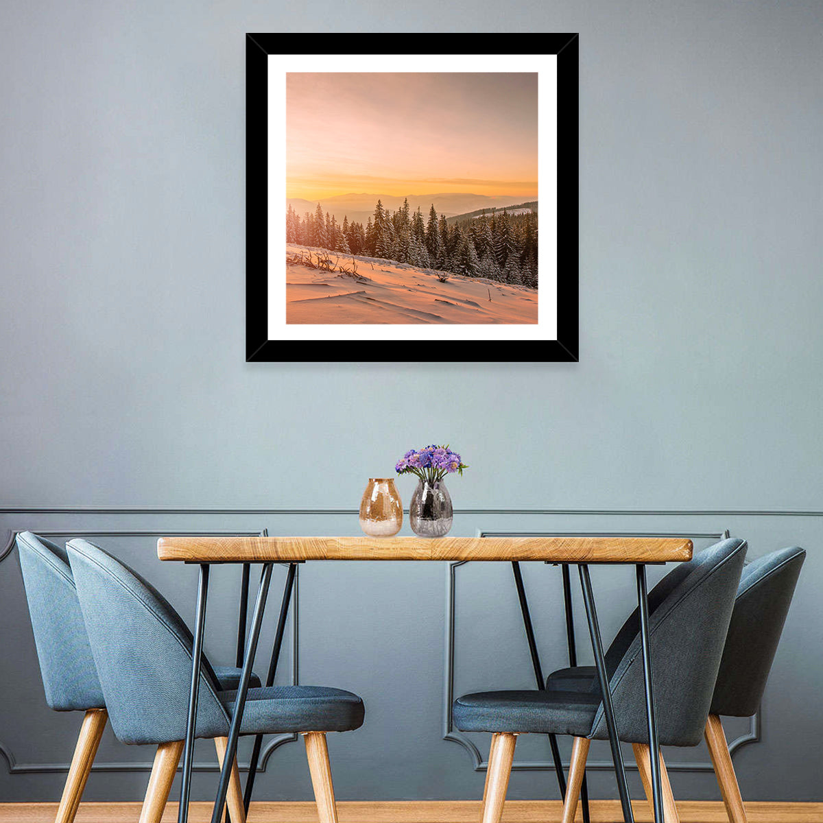 Hoverla Snowfield at Sunset Wall Art