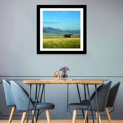 Montana Mountain Ranch Wall Art