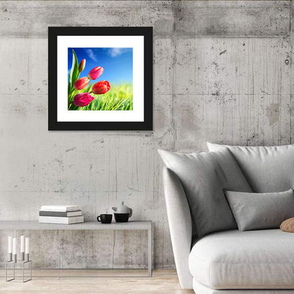 Tulips in Spring Wall Art