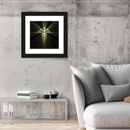 Medical Corps Caduceus Emblem Wall Art