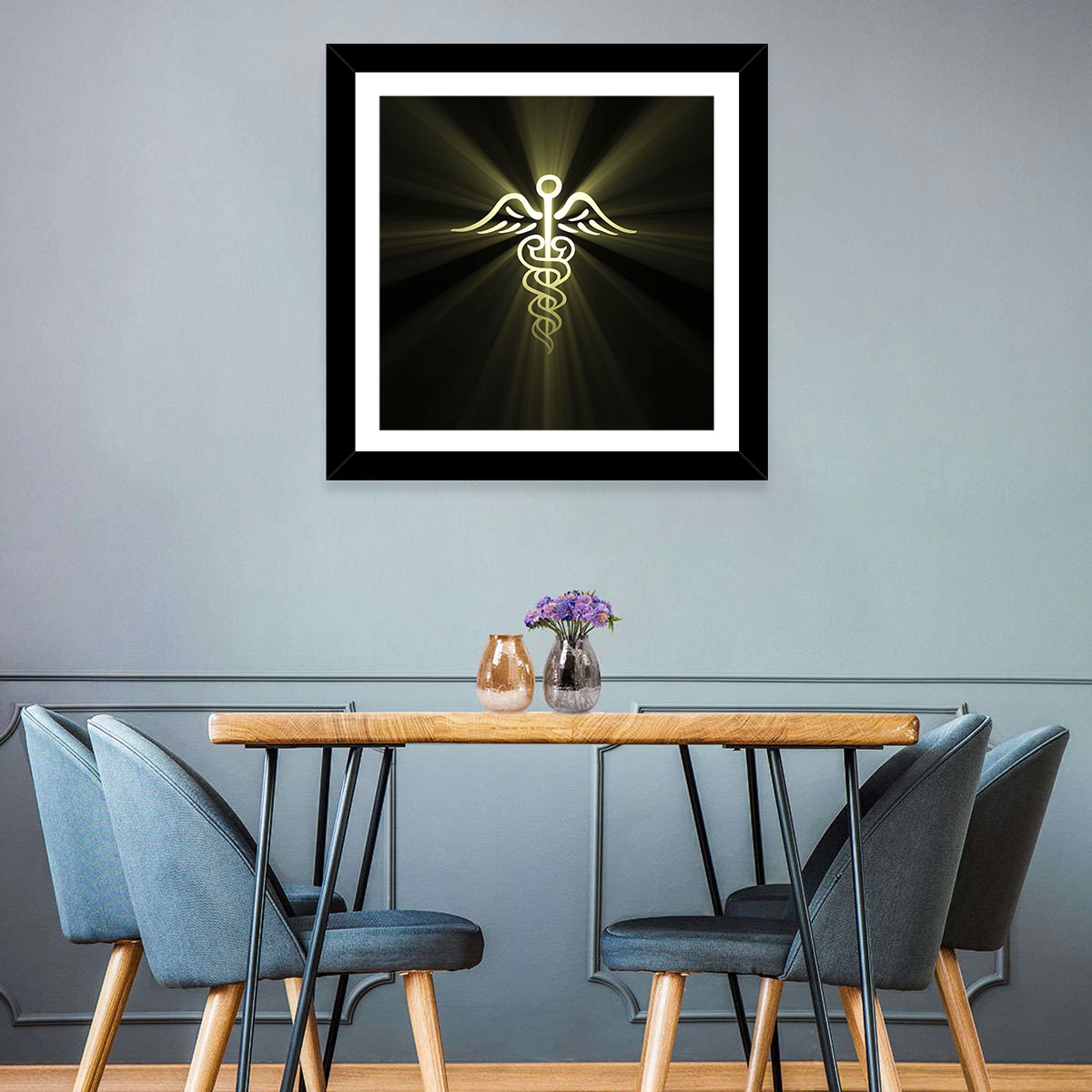 Medical Corps Caduceus Emblem Wall Art