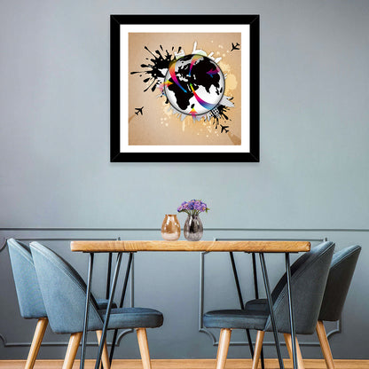 Global Travel Concept Wall Art