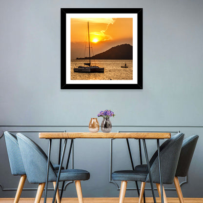 Mama Afrika Sunset, Lake Malawi Wall Art