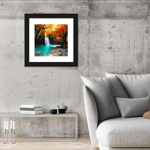 Tropical Waterfall Wall Art