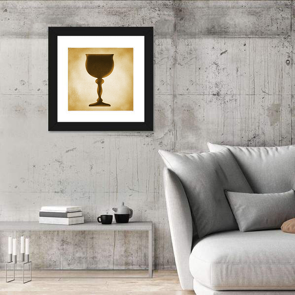 Holy Grail Chalice Illustration Wall Art