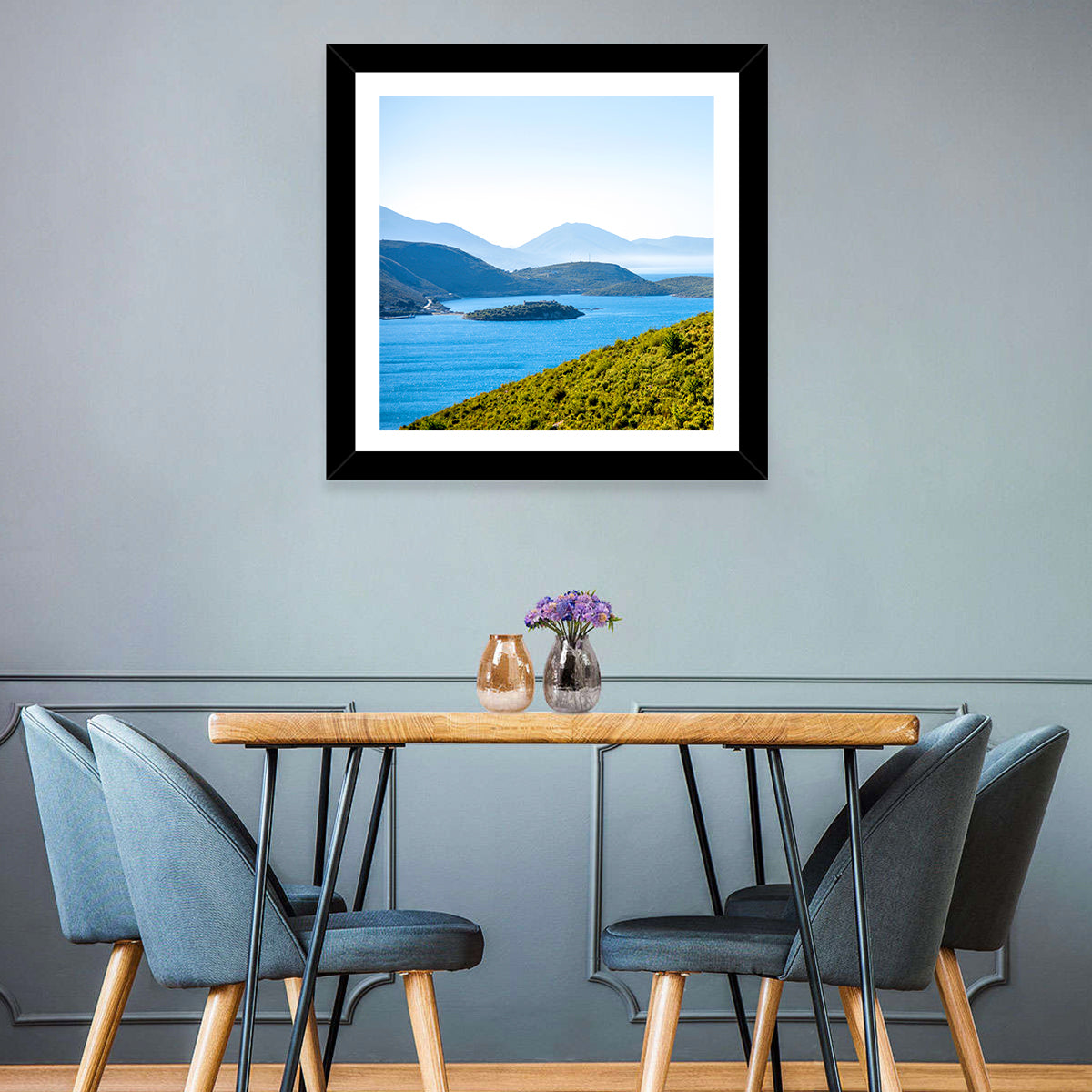 Porto Palermo Bay with Ali Pasha Castle Wall Art