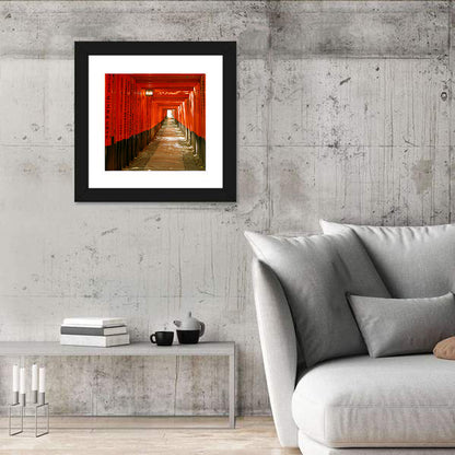 Fushimi Inari Torii Tunnel Wall Art