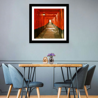 Fushimi Inari Torii Tunnel Wall Art