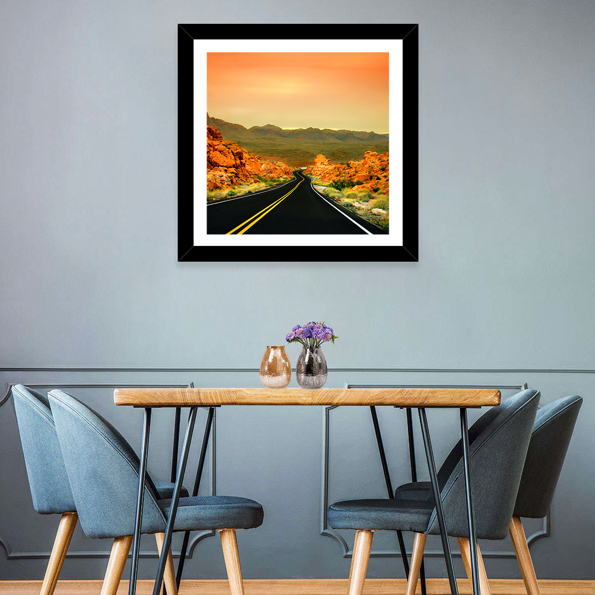 Valley of Fire Ii Road at Sunset Wall Art