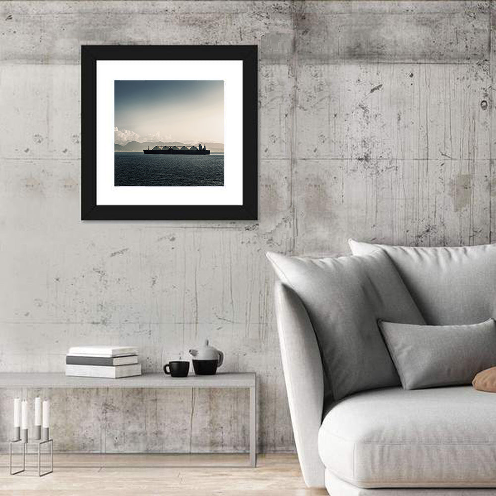 Lng Tanker at Sea Wall Art