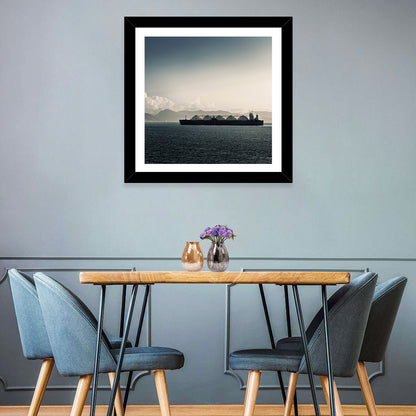 Lng Tanker at Sea Wall Art