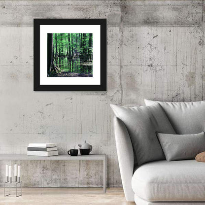Congaree Swamp Reflection Wall Art
