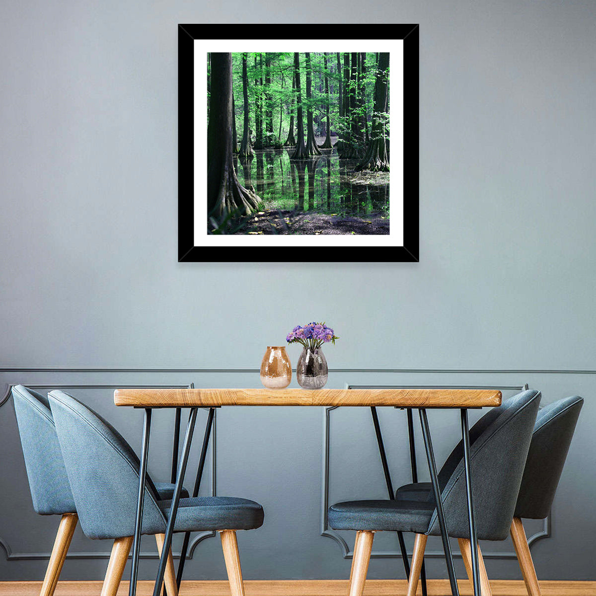 Congaree Swamp Reflection Wall Art
