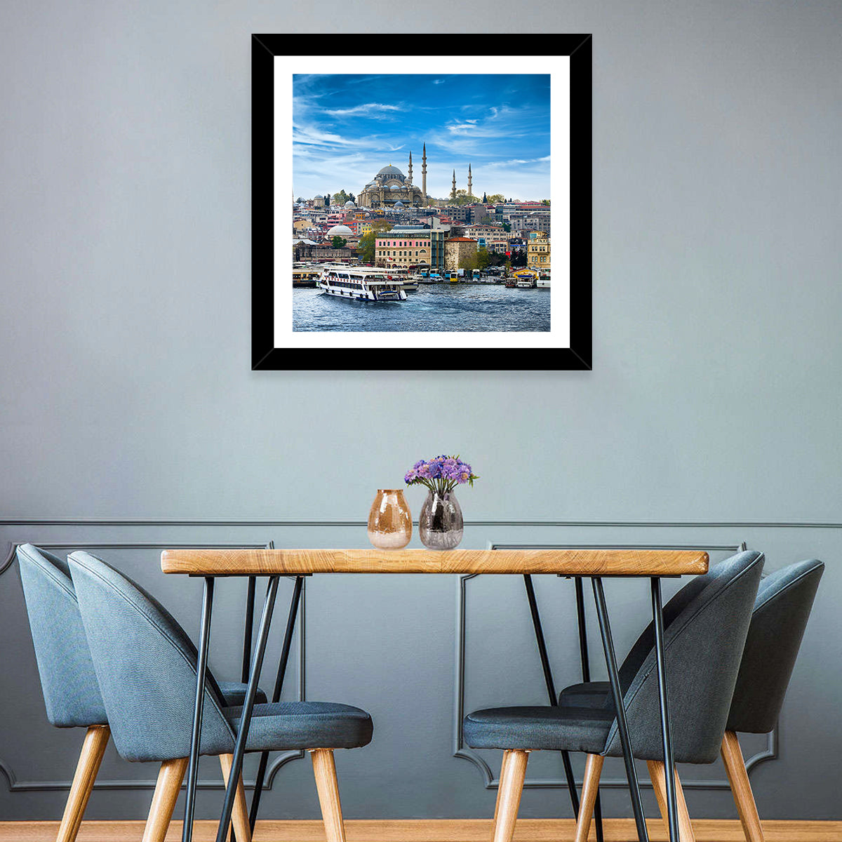 Süleymaniye Mosque Over Golden Horn Wall Art