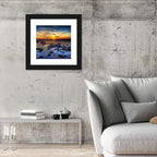 Sea Stones at Sunset Wall Art