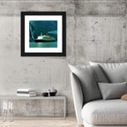 Cruise Ship at Geiranger Fjord Wall Art