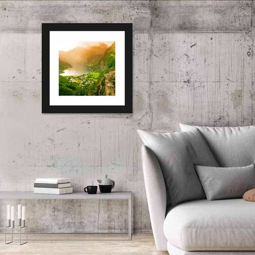 Geirangerfjord Golden Hour Wall Art