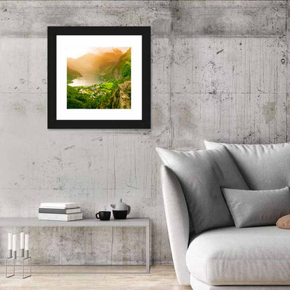 Geirangerfjord Golden Hour Wall Art