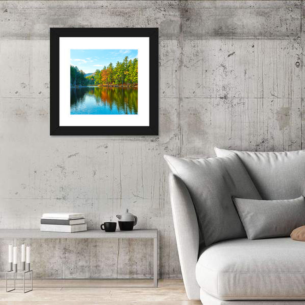 White Mountain Forest Reflections Wall Art