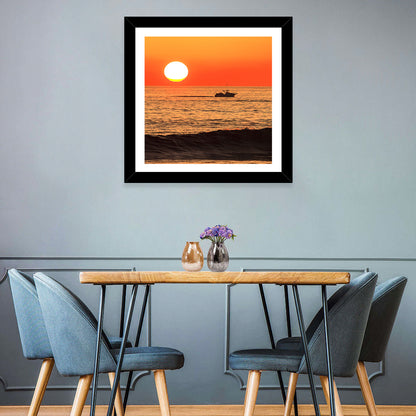 Oceanside Beach California Sunset Wall Art