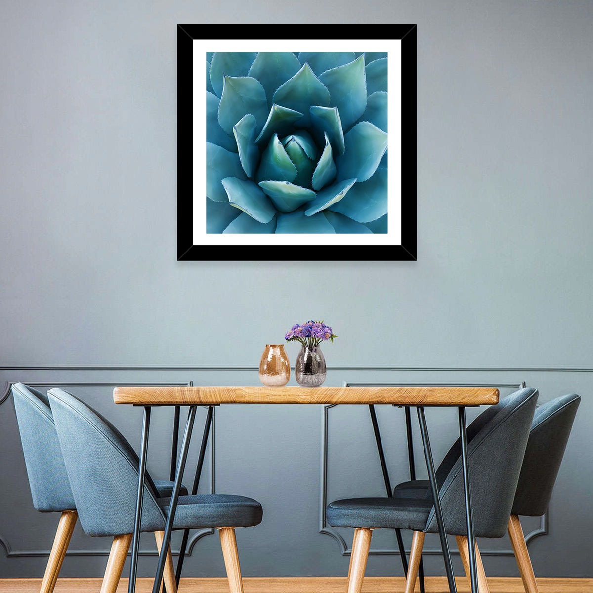 Spiral Agave Macro Wall Art