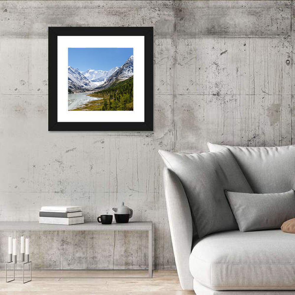Akkem Lake Reflection Wall Art