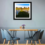 Kentucky Horse Farm at Golden Hour Wall Art