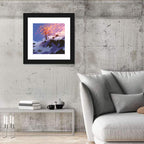 Falling Leaves in Winter Wall Art