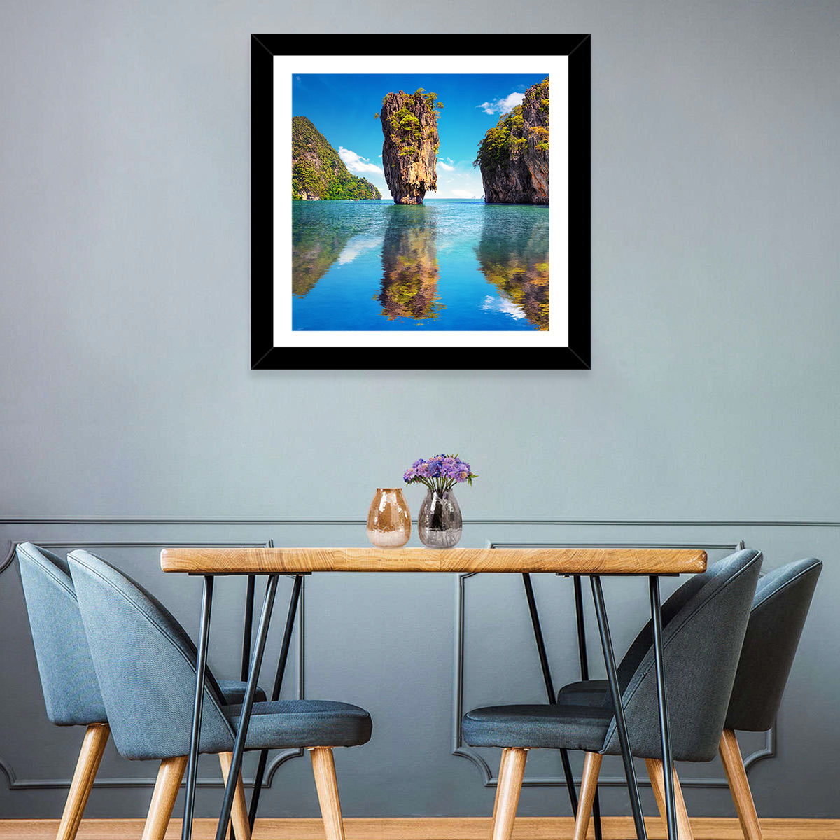 Ko Tapu Limestone Stack, Phang Nga Wall Art