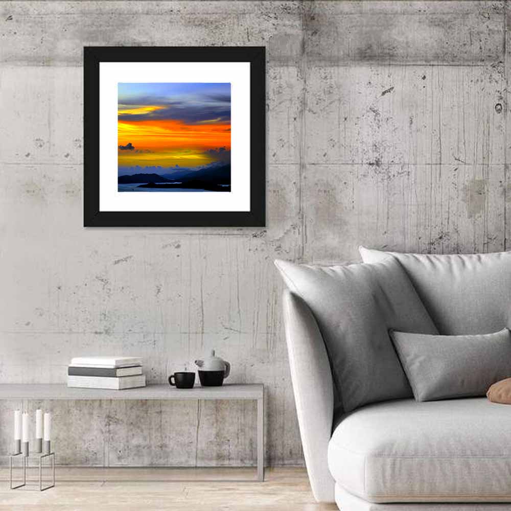 Tranquil Ocean Dusk Wall Art