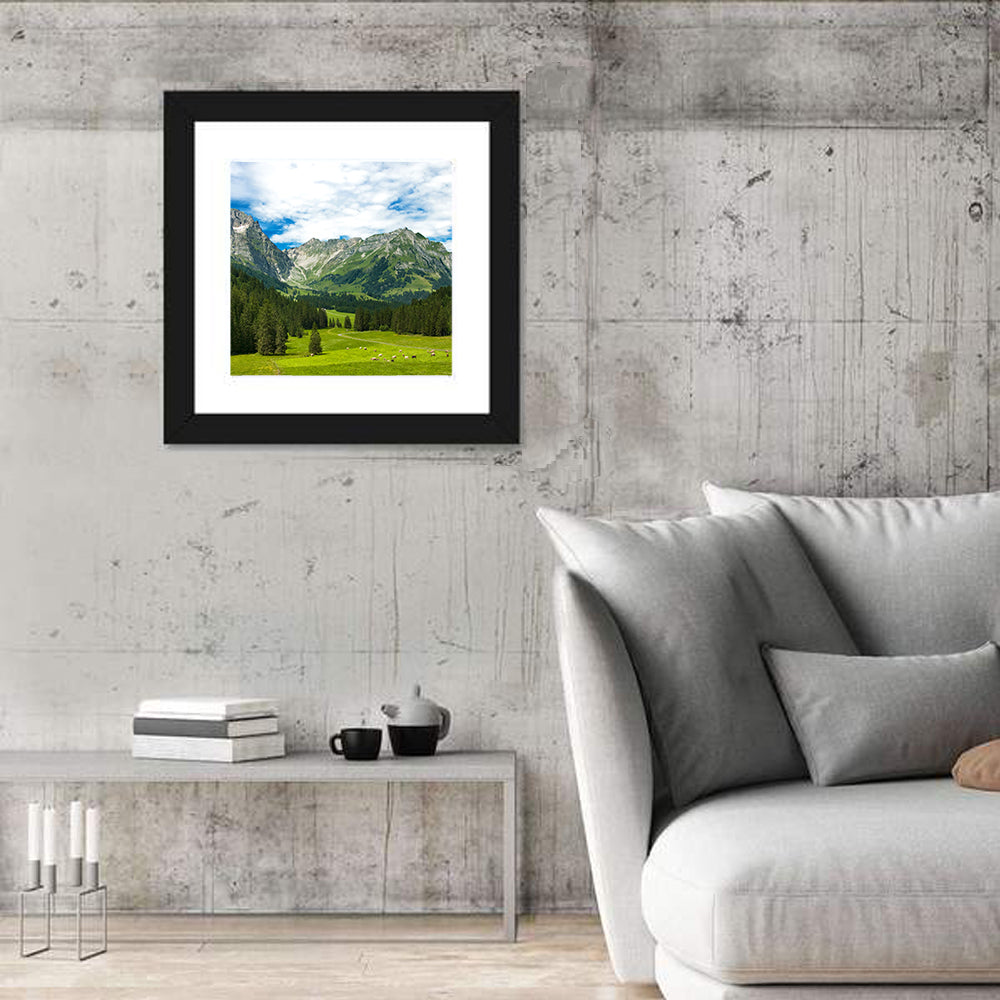 Arnibach Valley Summer Meadow Wall Art